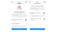 Instagram帐户禁用策略: 现在将在删除用户帐户之前警告用户