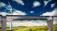 Hyperloop One雪橇通过电磁铁穿越美国沙漠