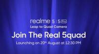 Realme 5，Realme 5 Pro印度今天发布: 如何观看直播，计时