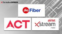 Airtel Xstream光纤vs Reliance Jio光纤vs ACT Fibernet: 1Gbps计划比较