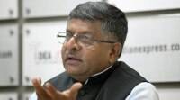 呼叫中断: 我不了解自我调节，拉维·香卡·普拉萨德 (Ravi Shankar Prasad) 说