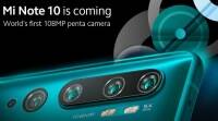 小米Mi Note 10具有108MP五镜头设置，可能是Mi CC9 Pro的全球变体