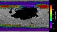 NASA在火星上发现了水冰，并发布了显示它的地图