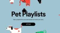 Spotify带来播放列表，宠物独自一人时的播客