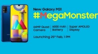 三星Galaxy M31印度下周发布: 规格、印度的预期价格等