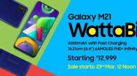 三星Galaxy M21价格为13,499卢比; 由于商品及服务税，4月1日后可能会发生变化