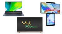 今天在印度推出的设备: LG Wing、宏碁笔记本电脑、Vu 4K HDR QLED智能电视等