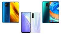 Rs 20,000以下最佳手机: Realme 6、Poco X3等