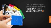 联想Vibe K5笔记以4GB内存为特色，于8月1日推出
