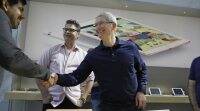 增强现实是下一个大创意，例如智能手机: 苹果的蒂姆·库克