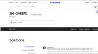 印度网站直播三星Galaxy S8+官方支持页面