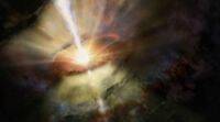 研究称，当星系崩溃时，超大质量黑洞会迅速吞噬恒星