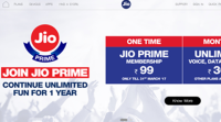 Reliance Jio Prime计划: 与沃达丰Airtel的快速比较