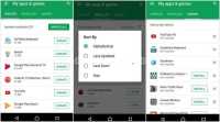 Google Play商店 “我的应用程序” 改版 “添加更新” 选项卡，使排序更加容易