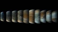 NASA的Juno探测器在木星两极上发现了地球大小的风暴