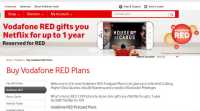 沃达丰向红色用户提供免费的Netflix订阅