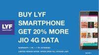 Reliance Jio在Lyf智能手机上提供20% 的额外数据: 这是详细信息