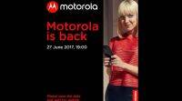 据报道，摩托罗拉发出了6月27日官方邀请，有传言称Moto Z2旗舰将推出
