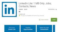 LinkedIn Lite Android应用在印度推出