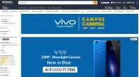 印度亚马逊上的Vivo校园狂欢节: Vivo V5s、V5 Plus等交易