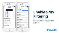TrueCaller最新的iOS 11更新将过滤掉来自iMessage的垃圾短信
