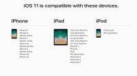 苹果将在9月19日上发布适用于iPhone、iPad的iOS 11: 兼容设备的完整列表