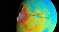 NASA重力图显示火星有多孔的地壳