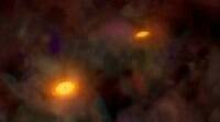 天文学家发现了难以捉摸的巨型黑洞夫妇