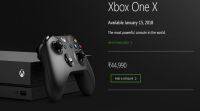 微软Xbox One X在印度以44990卢比的价格推出，从1月15日开始销售