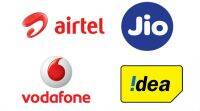 Jio vs沃达丰vs Airtel vs Idea: 200卢比下的顶级充值计划