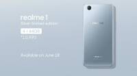 Oppo Realme 1月光银限量版印度亚马逊下午12点销售: 价格、规格