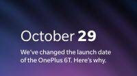 OnePlus 6t全球发布计划重新安排10月29日，以避免与苹果事件发生冲突
