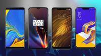 三星星系A9与OnePlus 6T、Poco F1和Asus Zenfone 5Z比较