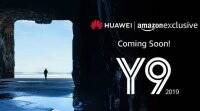 华为Y9 (2019) 预告片页面在亚马逊印度直播，将于1月7日上发布
