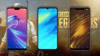 PUBG手机游戏: Poco F1到华硕Zenfone Max Pro M2，三部手机低于Rs 20,000玩这个游戏