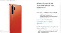 华为P30 Pro关键规格，价格泄露在亚马逊上市