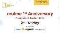 Realme一周年大甩卖: Realme 2 Pro，U1可获得Rs 1,000折扣和更多